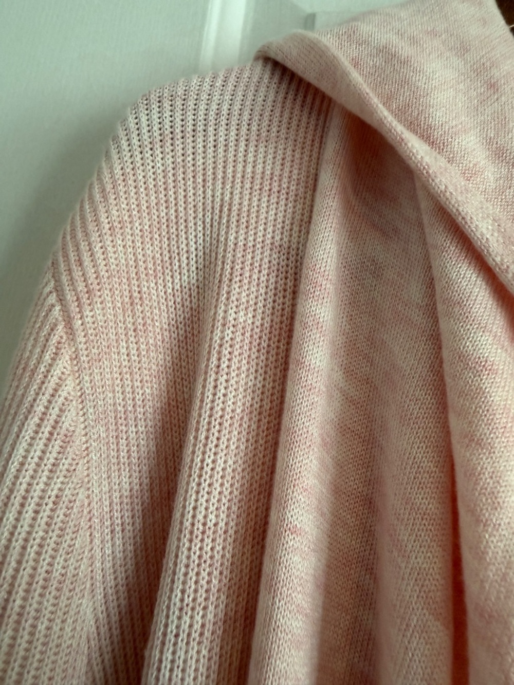 Lululemon Blush Pink Cashmere Blend Hooded Open Cardigan |‎ Size 6 - Picture 8 of 13
